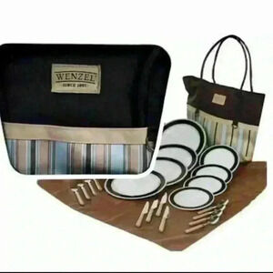 Wenzel Picnic Set w/ Designer Bag
